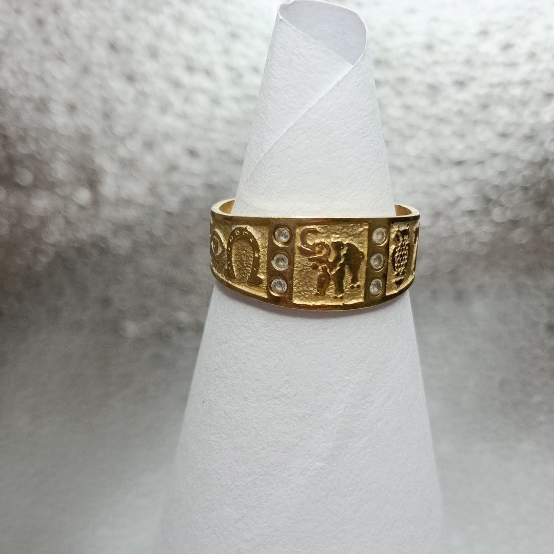ANILLO ORO 10 K 3.1 GRMS (SEMINUEVO)