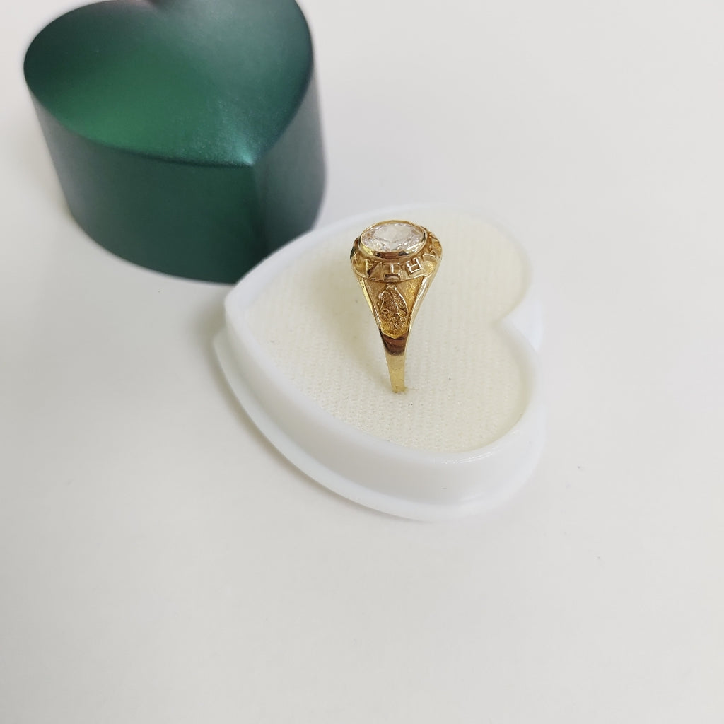 ANILLO DE GRADUACIÓN ORO 8 K 2 GRMS (SEMINUEVO)