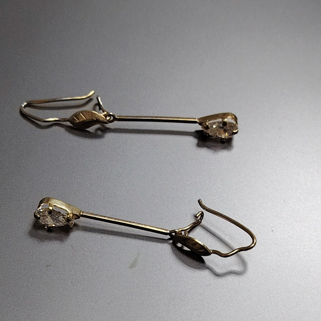 ARETES PAR ORO 14 K 2,80 GRMS (SEMINUEVO)