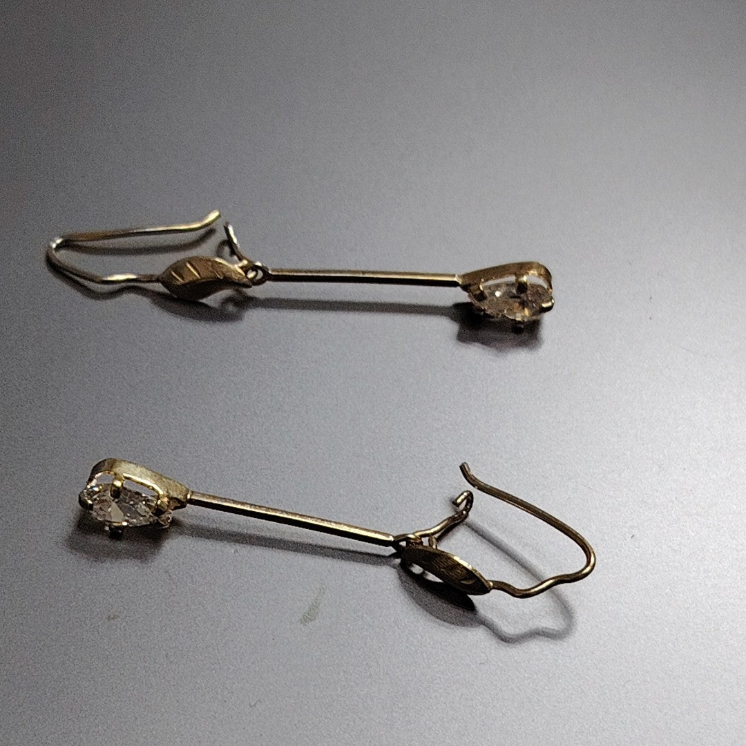 ARETES PAR ORO 14 K 2,80 GRMS (SEMINUEVO)