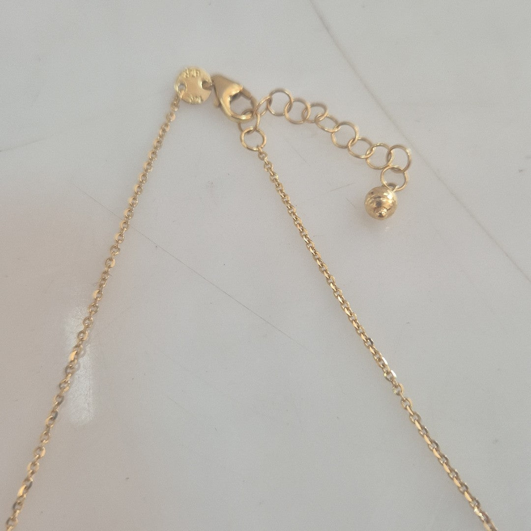 COLLAR ORO, ORO COMBINADO 14 K 3.4 GRMS (SEMINUEVO)