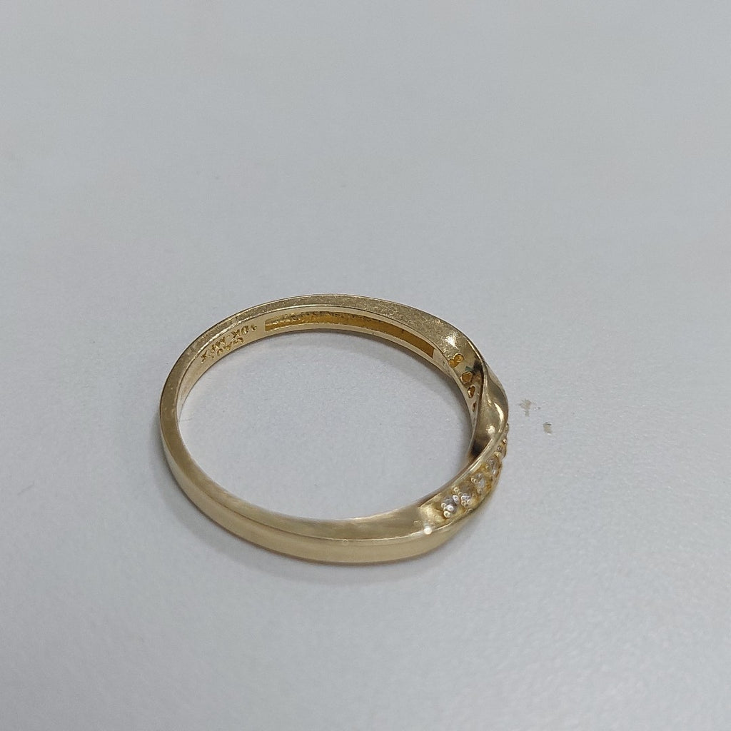 ANILLOS C/CIRCONIA ORO 10K TALLA 8 1.8 GR (NUEVO)