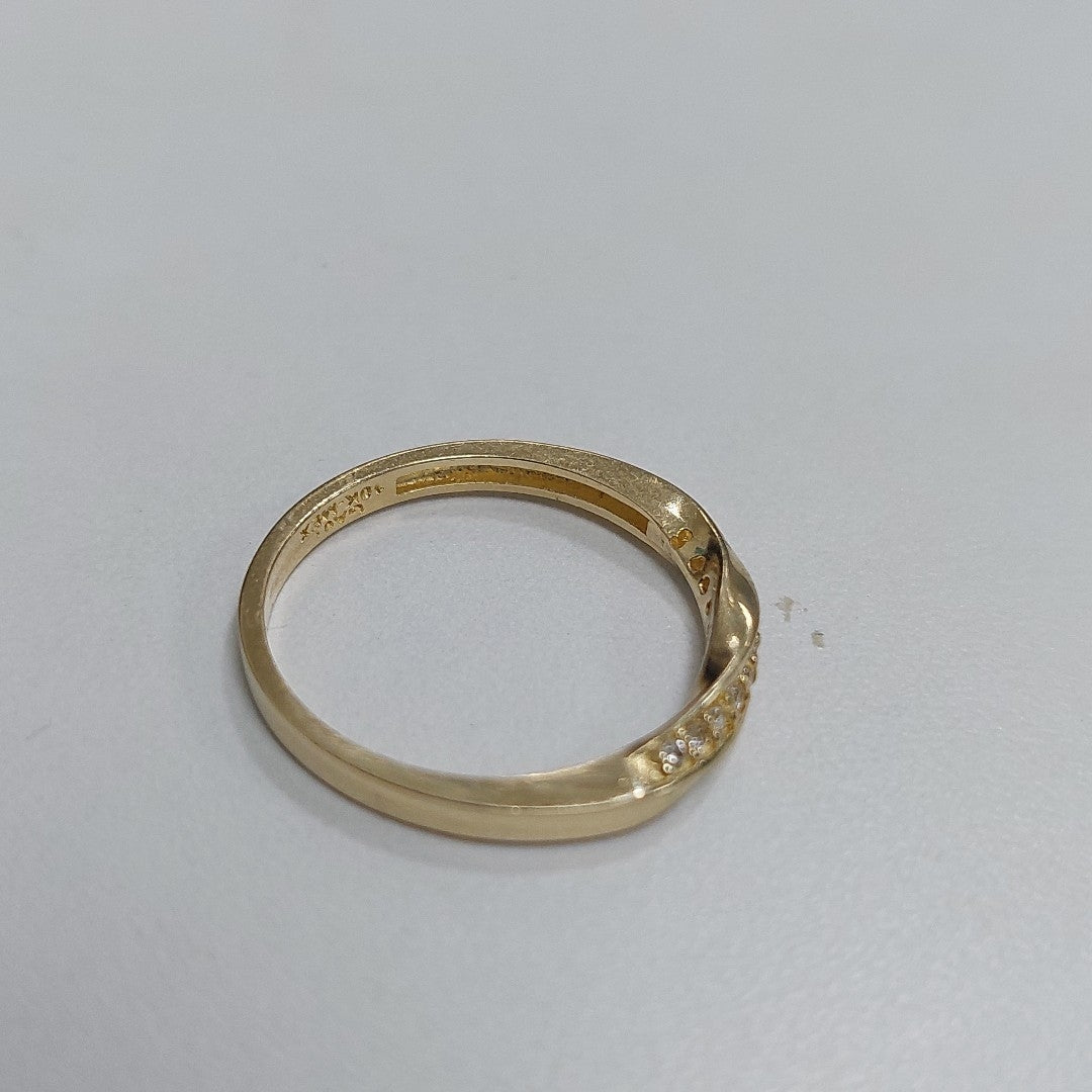 ANILLOS C/CIRCONIA ORO 10K TALLA 8 1.8 GR (NUEVO)