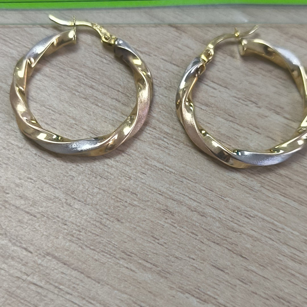ARRACADAS PAR ORO 14 K 3.4 GRMS (SEMINUEVO)