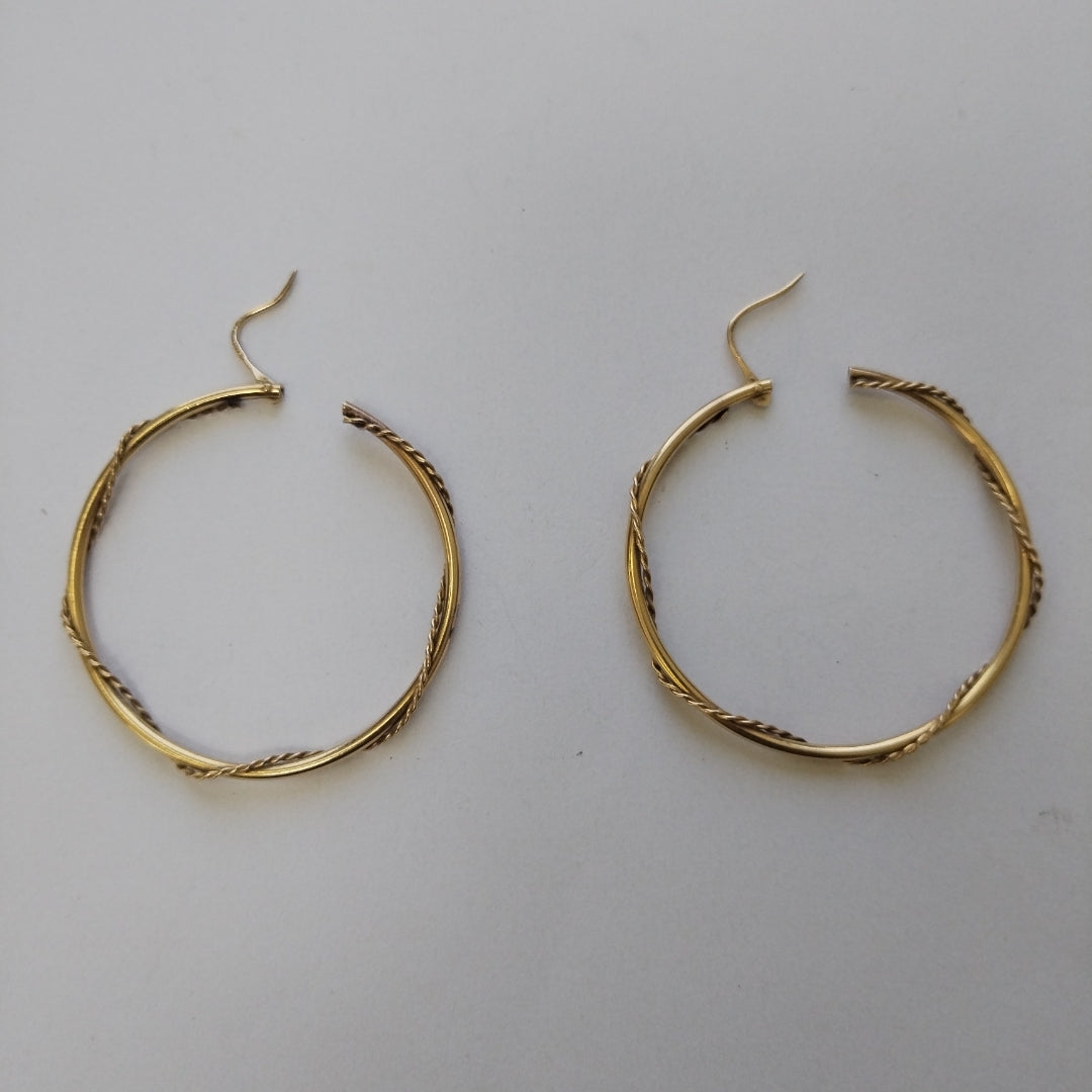 ARRACADAS PAR ORO 18 K 6.8 GRMS (SEMINUEVO)