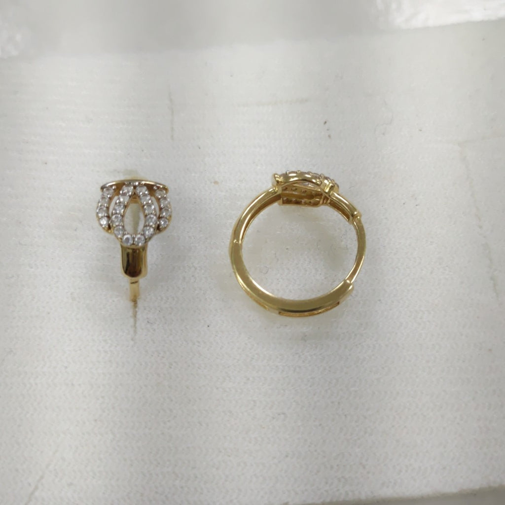 ARETES PAR ORO 14 K 2,10 GRMS (SEMINUEVO)