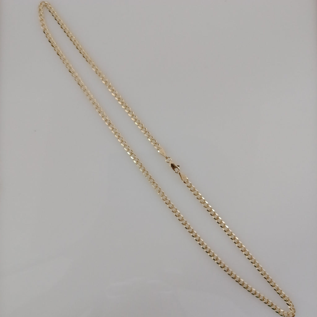 CADENAS BARBADA ORO 14K 55 CM 13.1 GR (NUEVO)