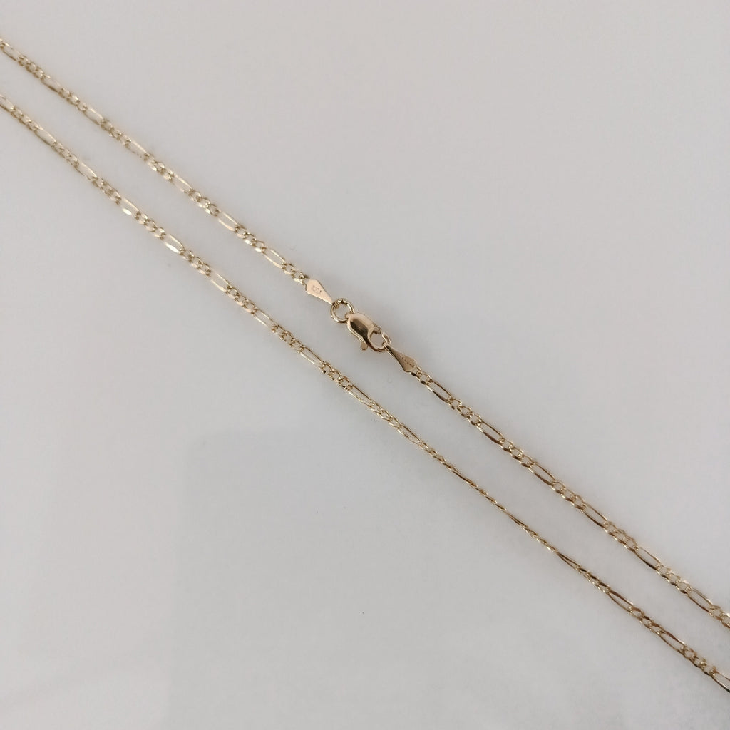 CADENAS 3X1 ORO 14K 55 CM 3.7 GR (NUEVO)