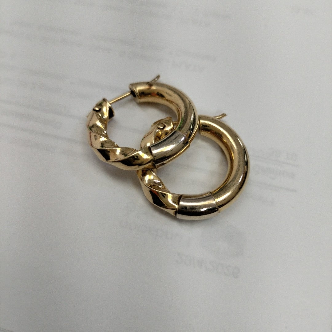 ARRACADAS PAR ORO 14 K 5.1 GRMS (SEMINUEVO)