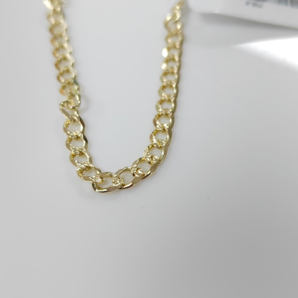 PULSERAS BARBADA ORO 14K 21 CM 5.3 GR (NUEVO)