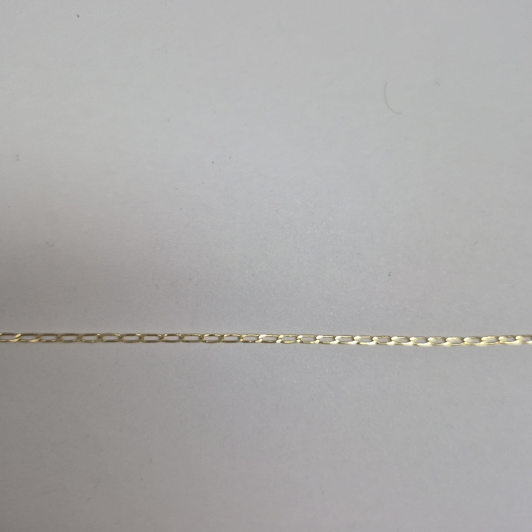 CADENAS TEJIDO ESLABONES ORO 10K 55 CM 1.8 GR (NUEVO)