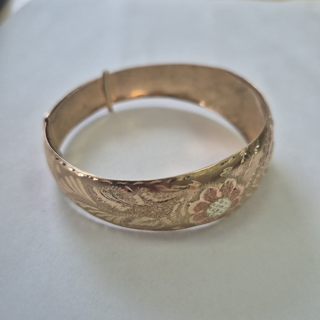 PULSERA RIGIDA ORO 10 K 15.9 GRMS (SEMINUEVO)