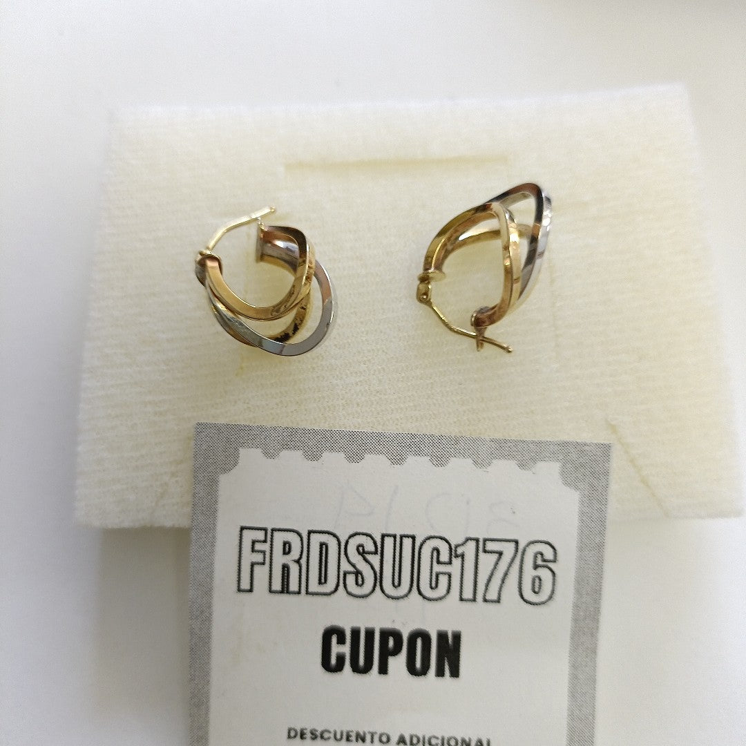 ARETES PAR ORO 10 K 2 GRMS (SEMINUEVO)