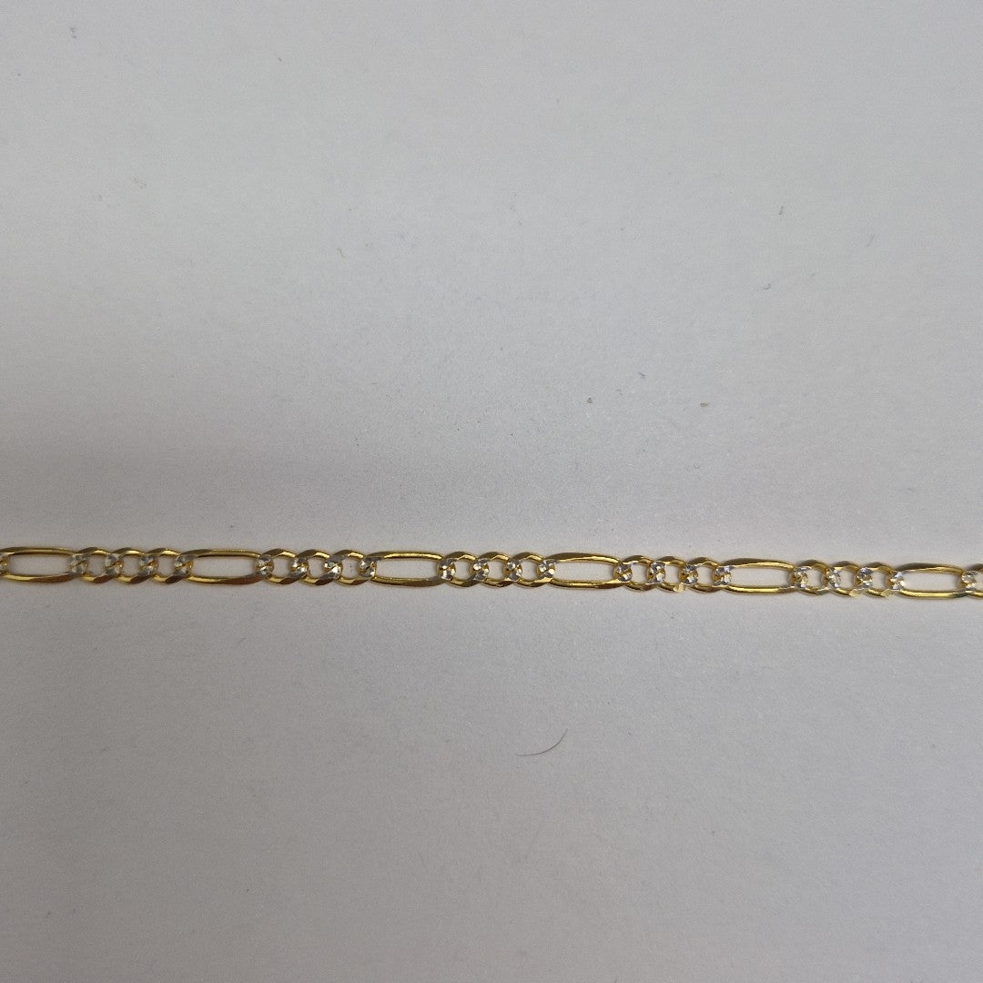 CADENAS 3X1 DIAMANTADA ORO 14K 55 CM 8.5 GR (NUEVO)