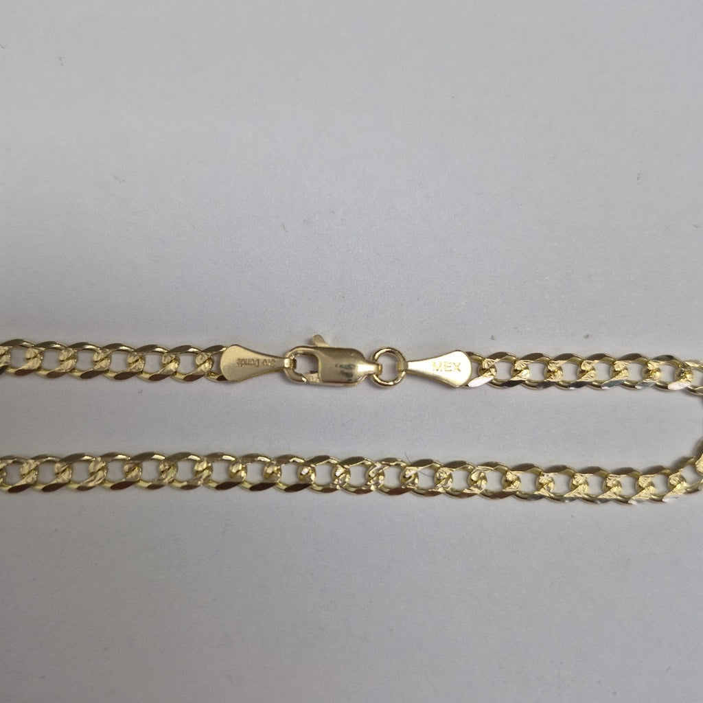 PULSERAS BARBADA ORO 14K 18 CM 4.6 GR (NUEVO)