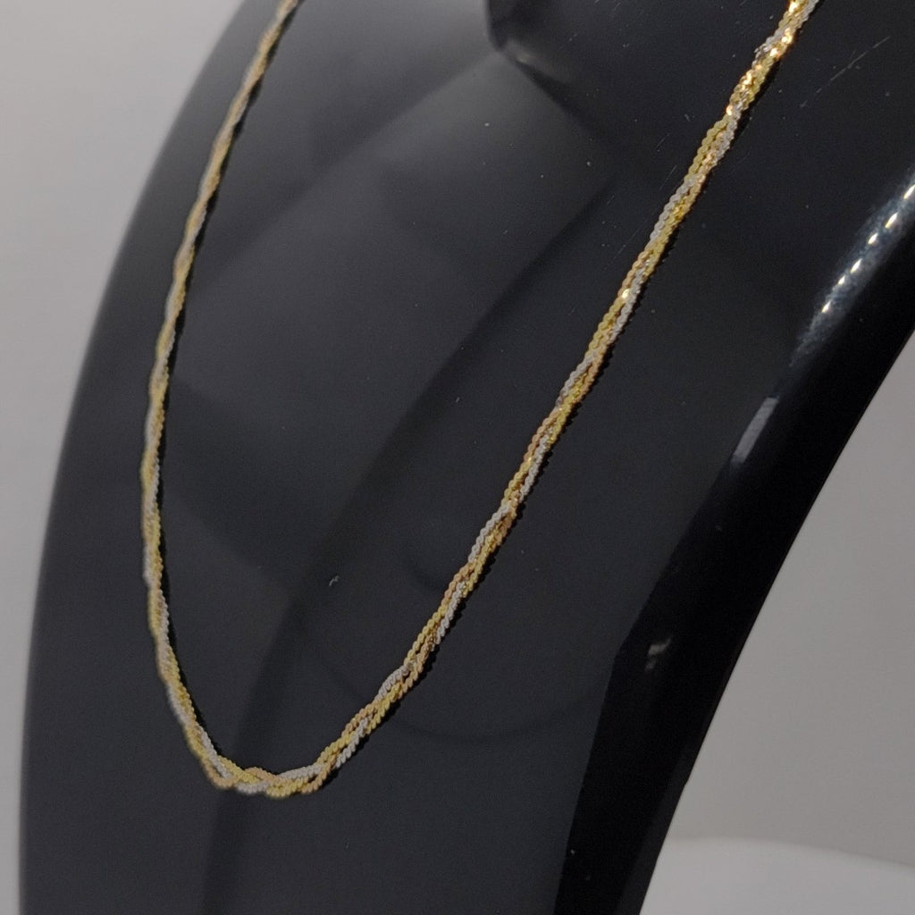 CADENA ORO,ORO COMBINADO 10 K 2,40 GRMS (SEMINUEVO)
