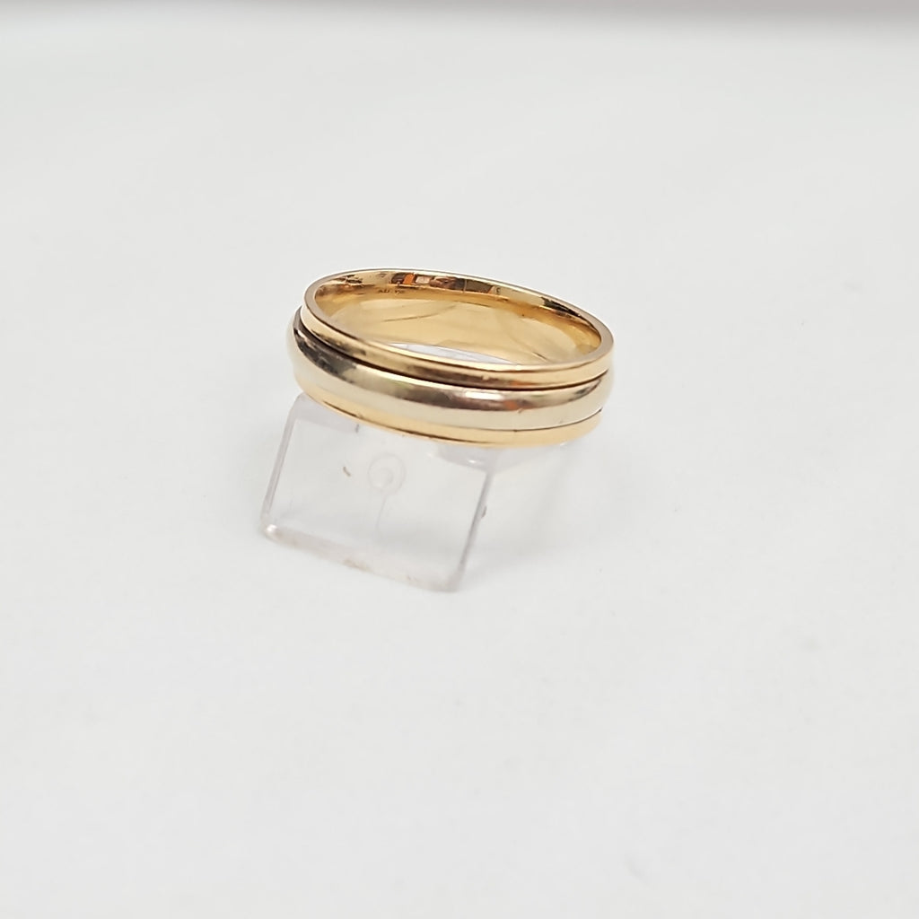 ARGOLLA ORO COMBINADO 14 K 6,50 GRMS (SEMINUEVO)