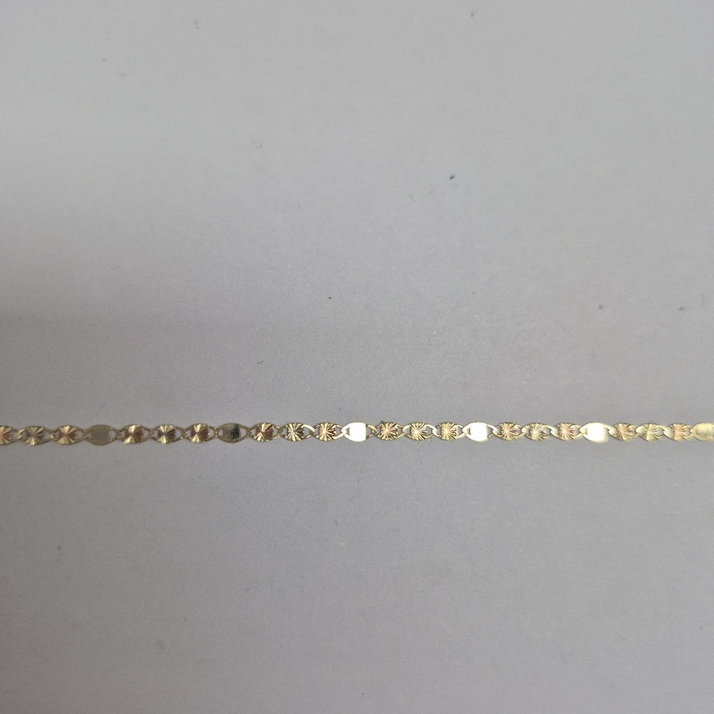 CADENAS TEJIDO GUCHI ORO 10K 55 CM 1.6 GR (NUEVO)