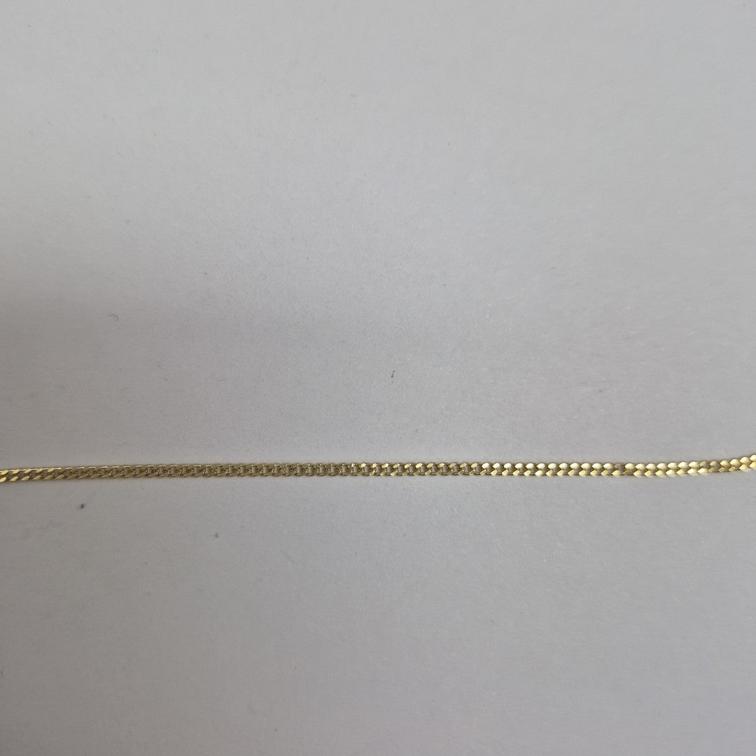 CADENAS TEJIDO BARBADA ORO 10K 55 CM 2.7 GR (NUEVO)