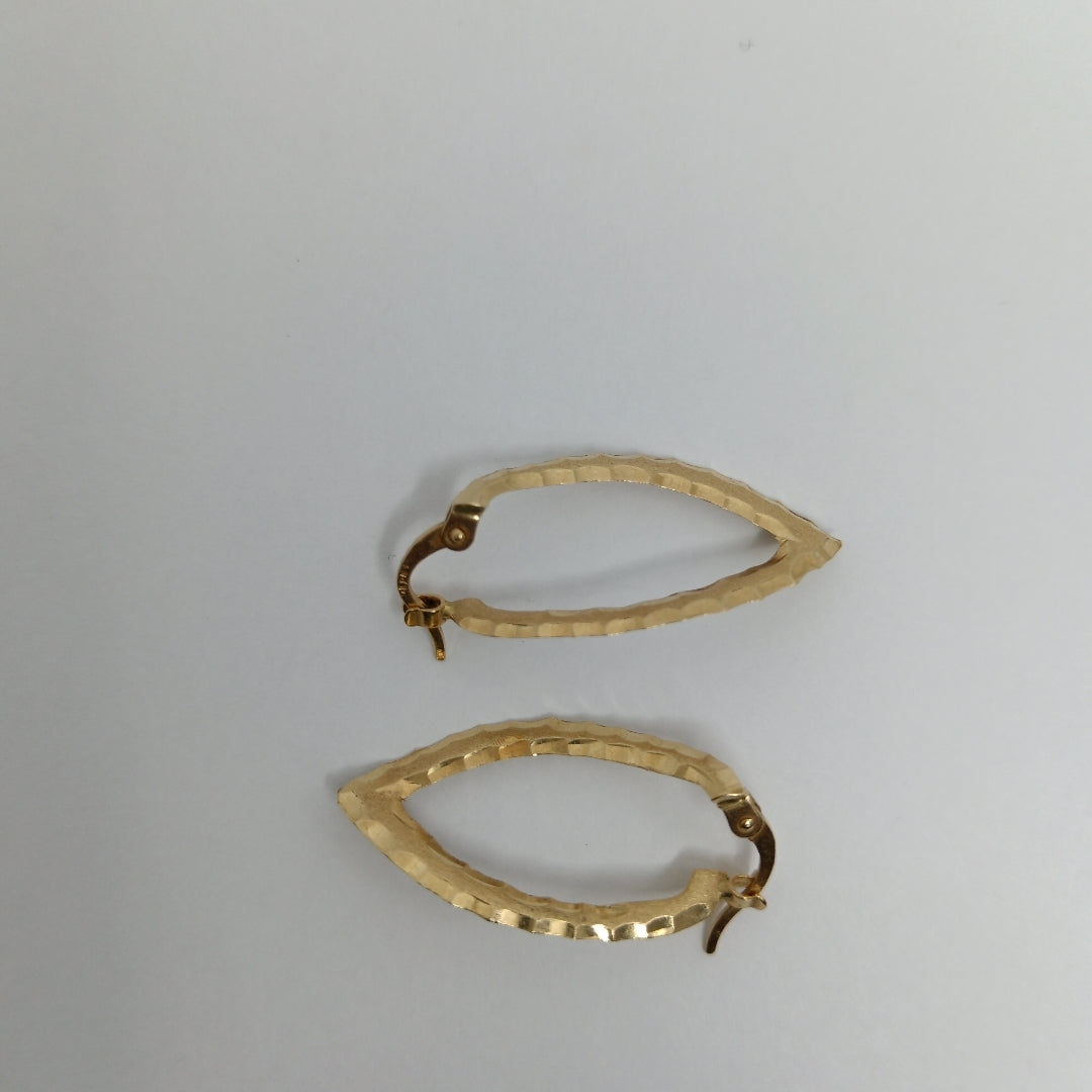 ARETES PAR ORO 14 K 2.4 GRMS (SEMINUEVO)