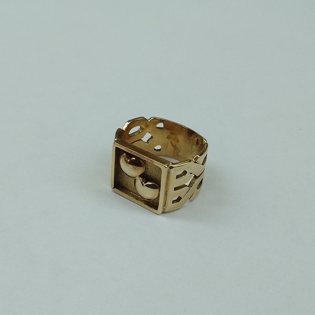 ANILLO ORO 10 K 15.4 GRMS (SEMINUEVO)