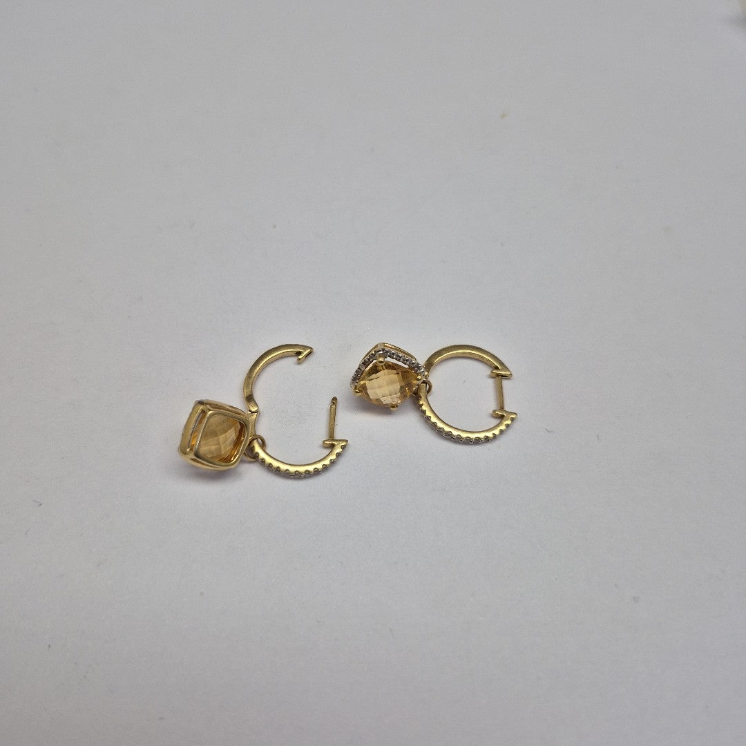ARETES PAR ORO 14 K 4,70 GRMS (SEMINUEVO)