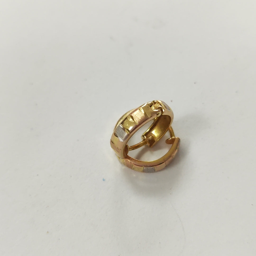 ARRACADAS PAR ORO 14 K 1.3 GRMS (SEMINUEVO)