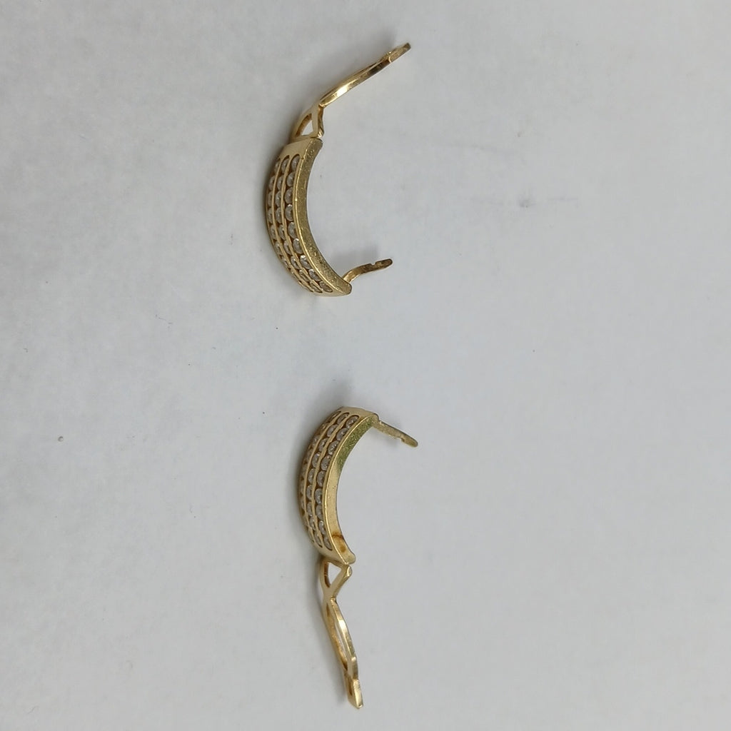 ARETES PAR ORO 14 K 7 GRMS (SEMINUEVO)