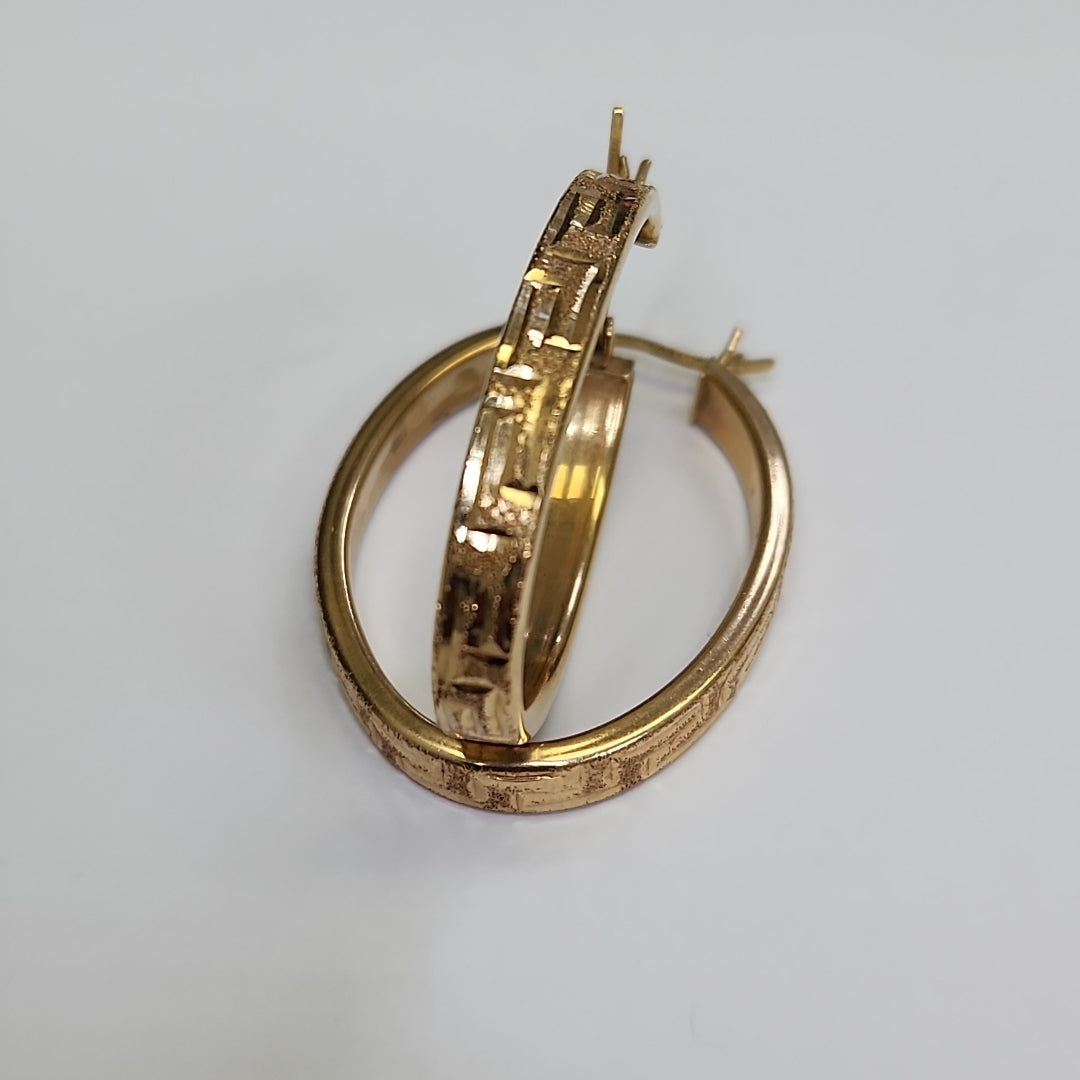 ARRACADAS PAR ORO 14 K 4 GRMS (SEMINUEVO)