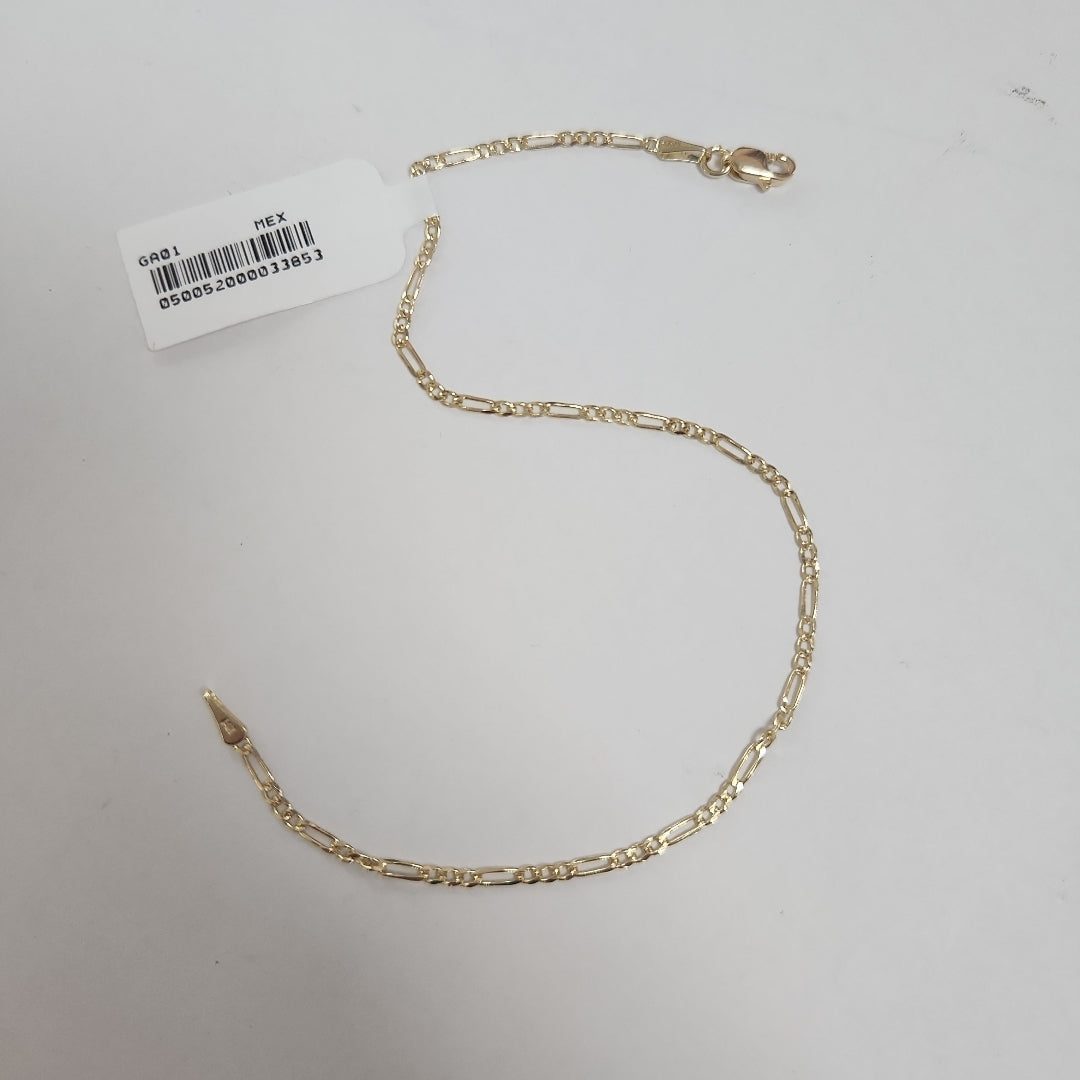 PULSERAS BARBADA ORO 14K 21 CM 1.7 GR (NUEVO)