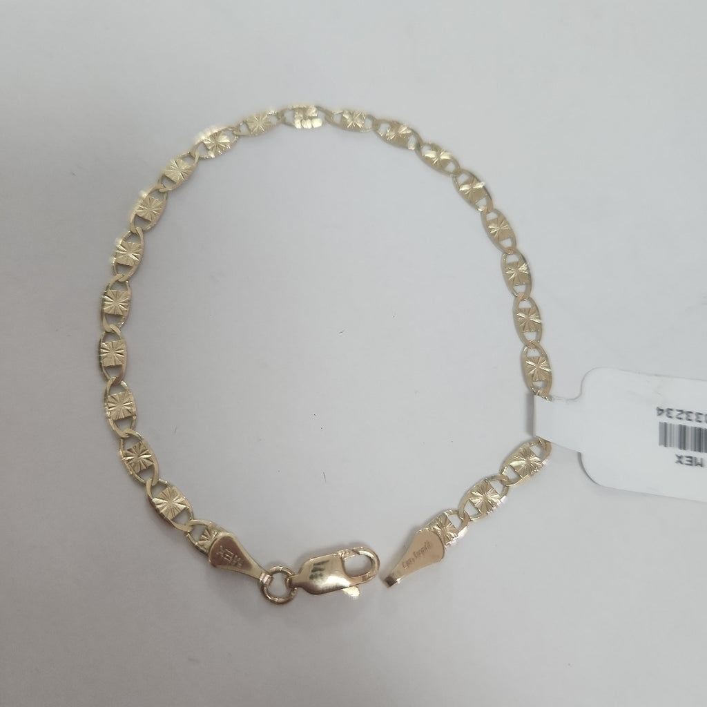 PULSERAS GUCHI ORO 14K 18 CM 2.9 GR (NUEVO)
