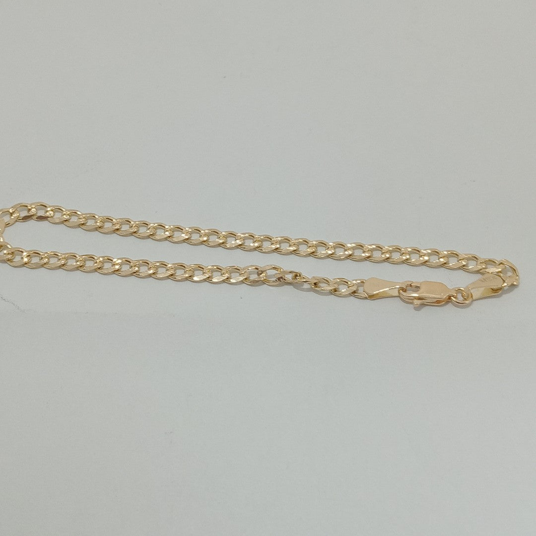 PULSERAS BARBADA ORO 14K 21 CM 5.3 GR (NUEVO)