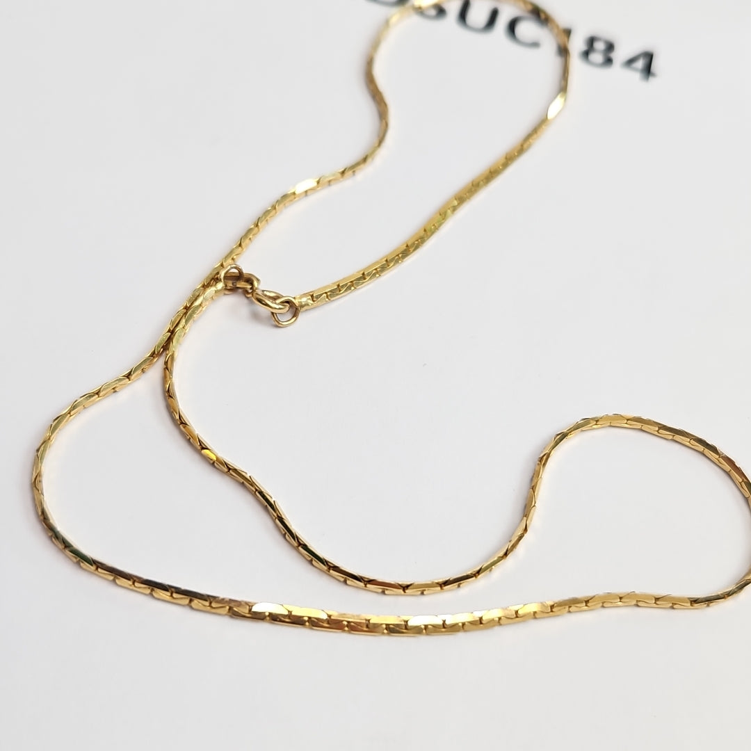 GARGANTILLA ORO 14 K 9,10 GRMS (SEMINUEVO)