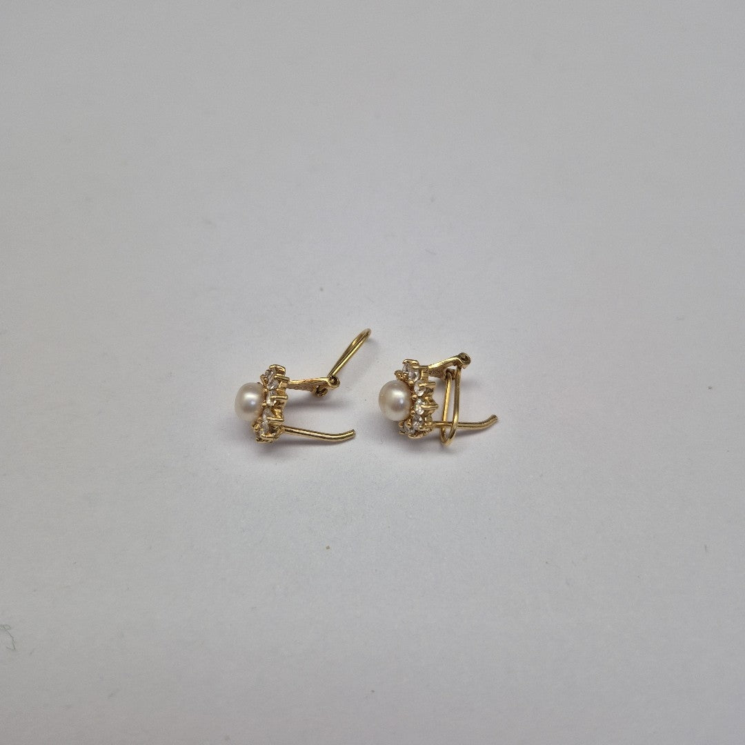 BROQUELES PAR ORO 14 K 3,50 GRMS (SEMINUEVO)