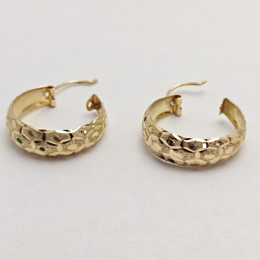ARRACADAS PAR ORO 14 K 2.4 GRMS (SEMINUEVO)