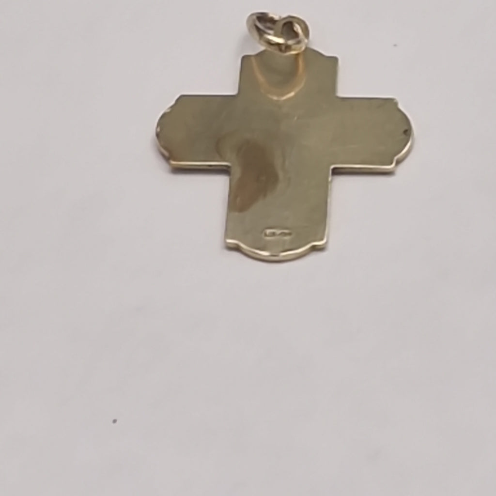CRUZ,DIJE ORO 14 K 2,60 GRMS (SEMINUEVO)