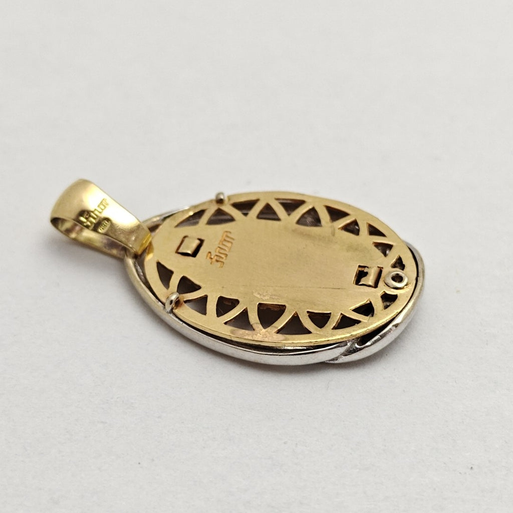MEDALLA RELIGIOSA ORO COMBINADO 18 K 3,00 GRMS (SEMINUEVO)
