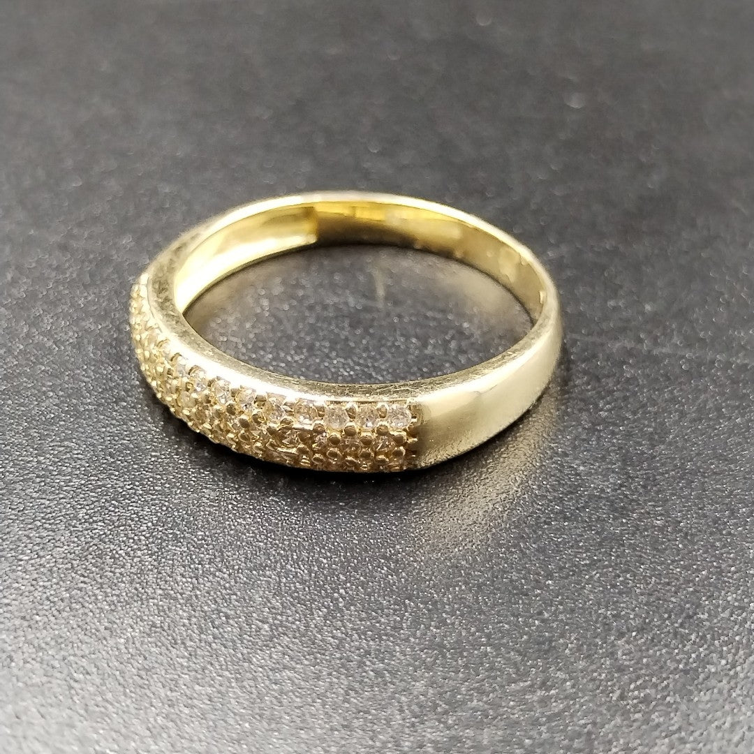 ANILLOS C/CIRCONIA ORO 10K TALLA 9 2.2 GR (NUEVO)