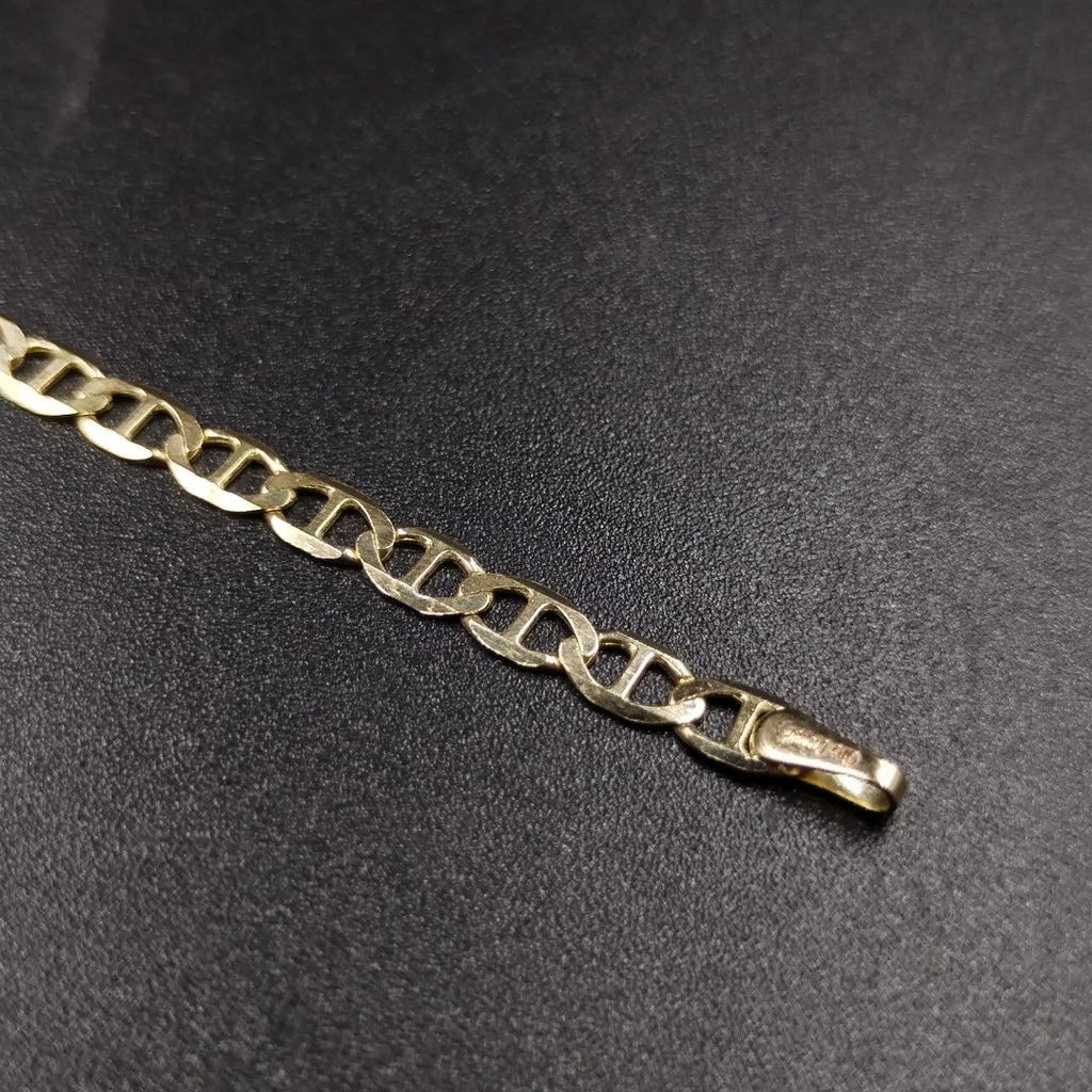 PULSERAS TEJIDO MARINERA ORO 14K 21 CM 3.4 GR (NUEVO)