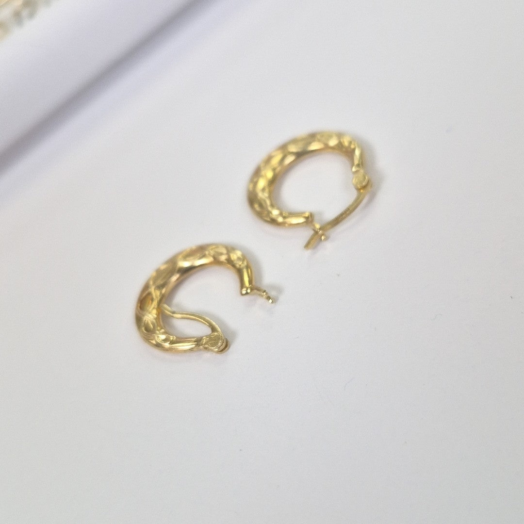 ARRACADAS PAR ORO 14 K 1,40 GRMS (SEMINUEVO)