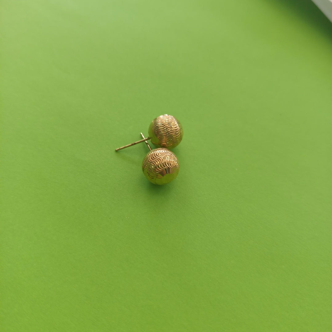 ARETES PAR ORO 10 K 1.7 GRMS (SEMINUEVO)