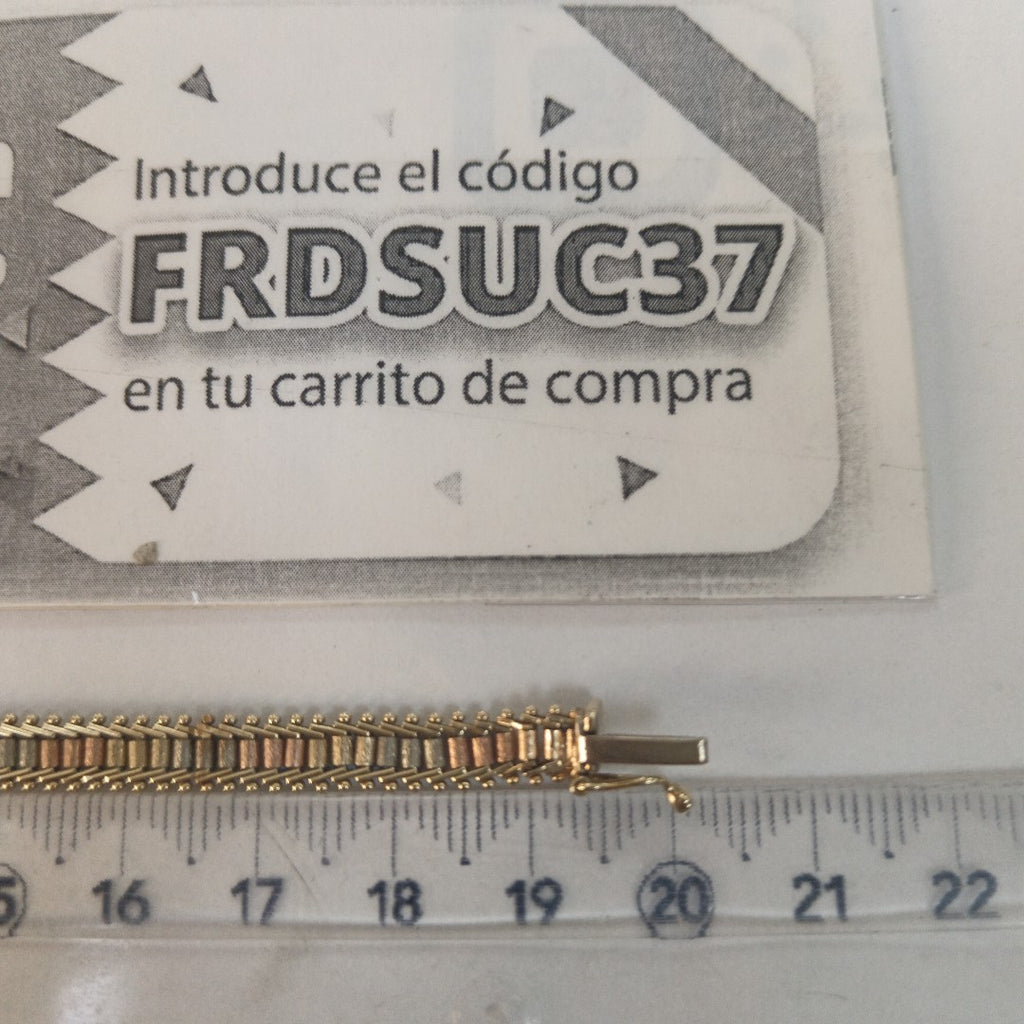 PULSERA ORO 14 K 10,80 GRMS (SEMINUEVO)