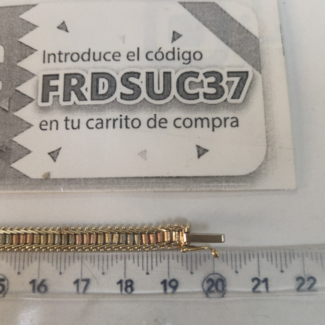 PULSERA ORO 14 K 10,80 GRMS (SEMINUEVO)