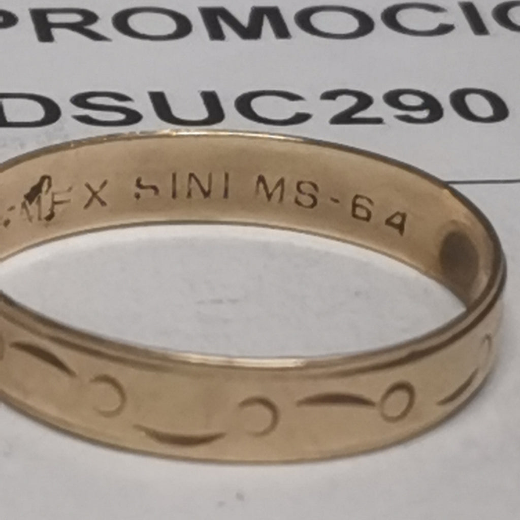 ANILLO ORO 14 K 1,40 GRMS (SEMINUEVO)