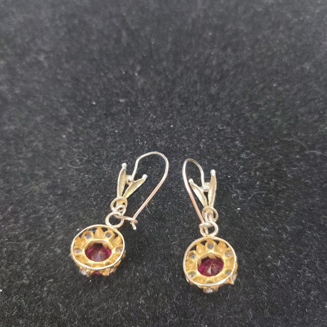 ARETES PAR ORO 8 K 5.8 GRMS (SEMINUEVO)