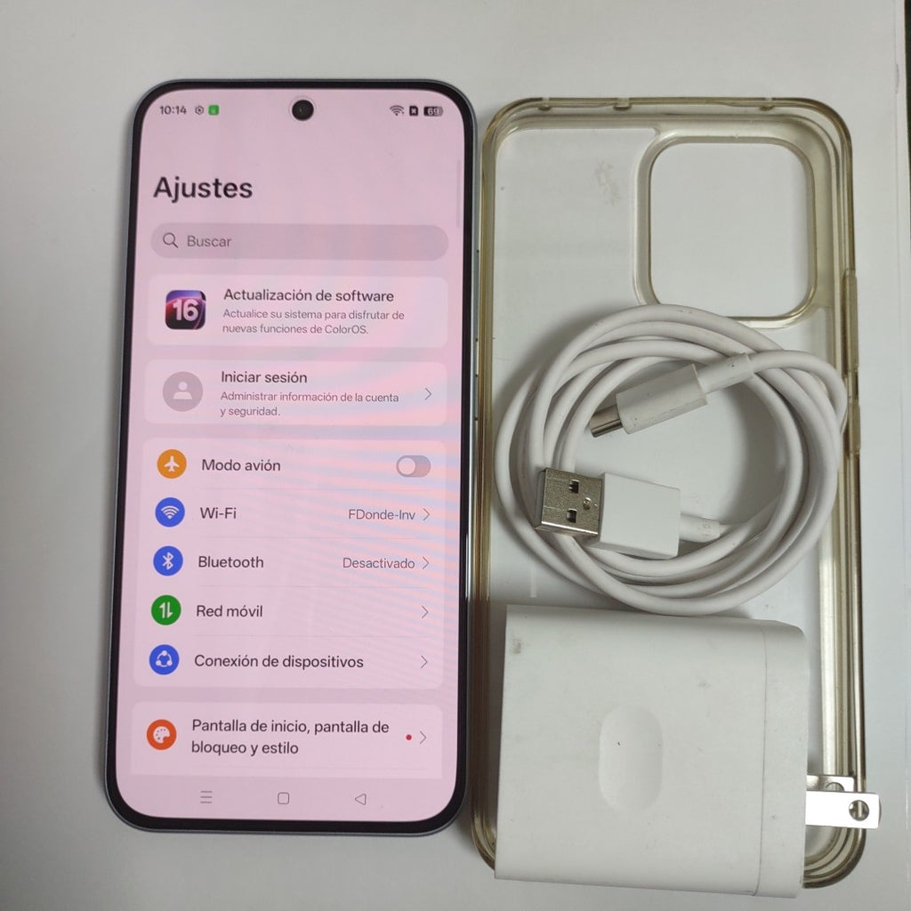 CELULAR OPPO  RENO 14 F CPH2743 (2025) 256 GB 12 GB RAM (SEMINUEVO)