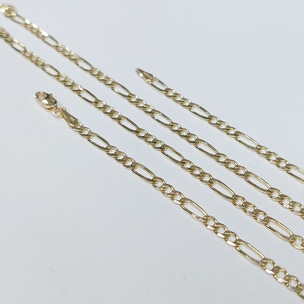 CADENAS 3X1 ORO 14K 60 CM 8.9 GR (NUEVO)