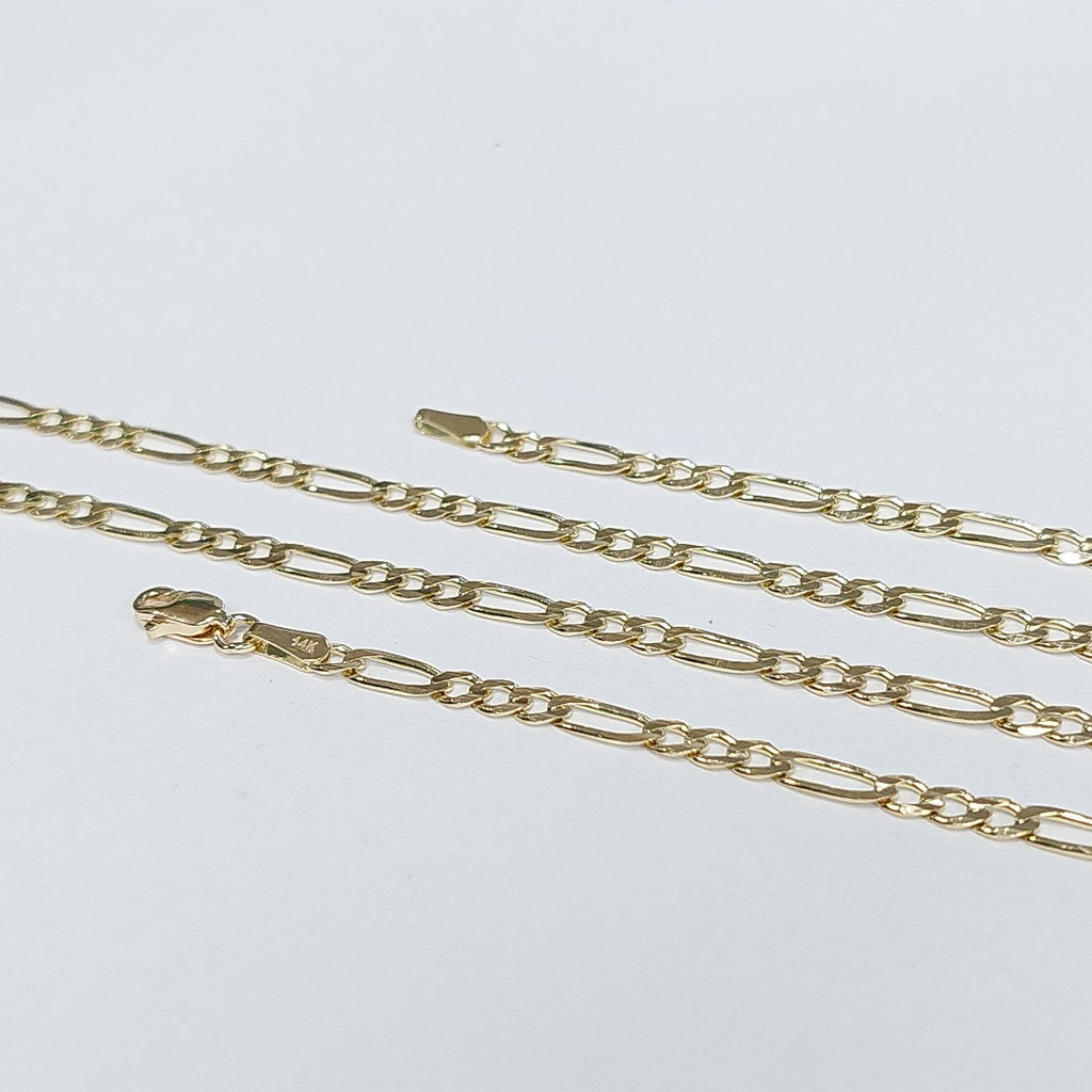 CADENAS 3X1 ORO 14K 60 CM 8.5 GR (NUEVO)
