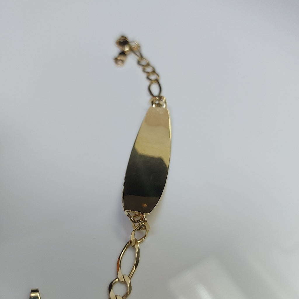 PULSERAS TEJIDO ESCLAVA 3X1 ORO 10K 21 CM 8.4 GR (NUEVO)