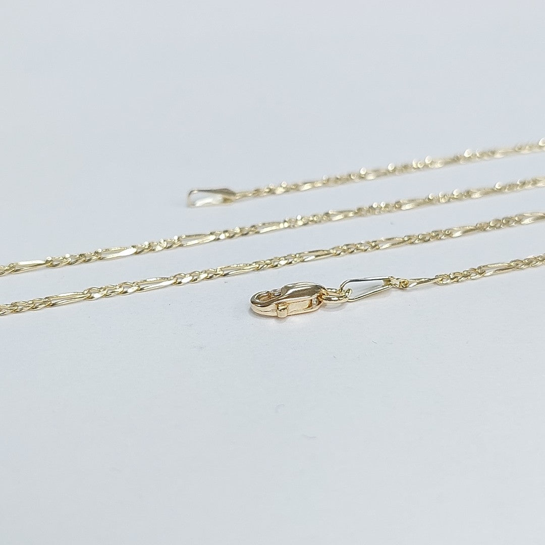 CADENAS 3X1 ORO 14K 55 CM 3.8 GR (NUEVO)